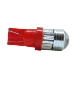 Светодиодная лампа Т10 (W5W) 6SMD 5630 с линзой 12V Червона - Зображення 3