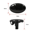 Світлодіодний боковий показник повороту для Subaru Impreza WRX Sti 02-07 Forester Liberty 15SMD 2835 Чорний - Зображення 2