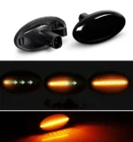 Світлодіодний боковий показник повороту для Subaru Impreza WRX Sti 02-07 Forester Liberty 15SMD 2835 Чорний