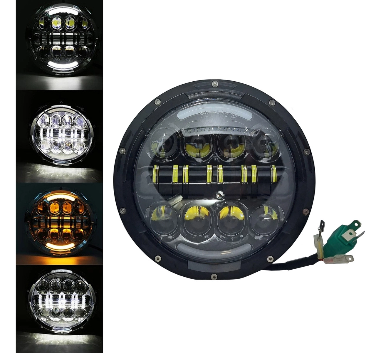 5292913231_svitlodiodna-fara-7 Світлодіодна фара 7 дюймів УАЗ, Нива, ВАЗ, Jeep wrangler, Nissan Patrol, Land Rover Defender, Hummer 1 шт. - Зображення 1