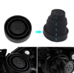 Універсальна кришка фари пилозахисна кришка Пильовик фари 55-80-95 мм висувний - Зображення 2