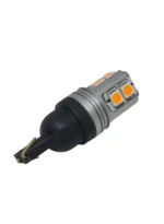 Світлодіодна лампа Т10 W5W 10SMD 3030 з обманкою та драйвером 12V Жовта - Зображення 4