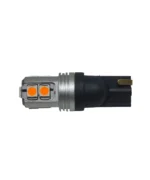 Світлодіодна лампа Т10 W5W 10SMD 3030 з обманкою та драйвером 12V Жовта - Зображення 3