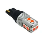 Світлодіодна лампа Т10 W5W 10SMD 3030 з обманкою та драйвером 12V Червона - Зображення 2