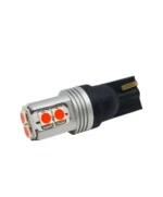 Світлодіодна лампа Т10 W5W 10SMD 3030 з обманкою та драйвером 12V Червона - Зображення 4