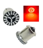 Світлодіодна лампа з цоколем 1156 BA15s P21W 19SMD 4014 Червона 12V