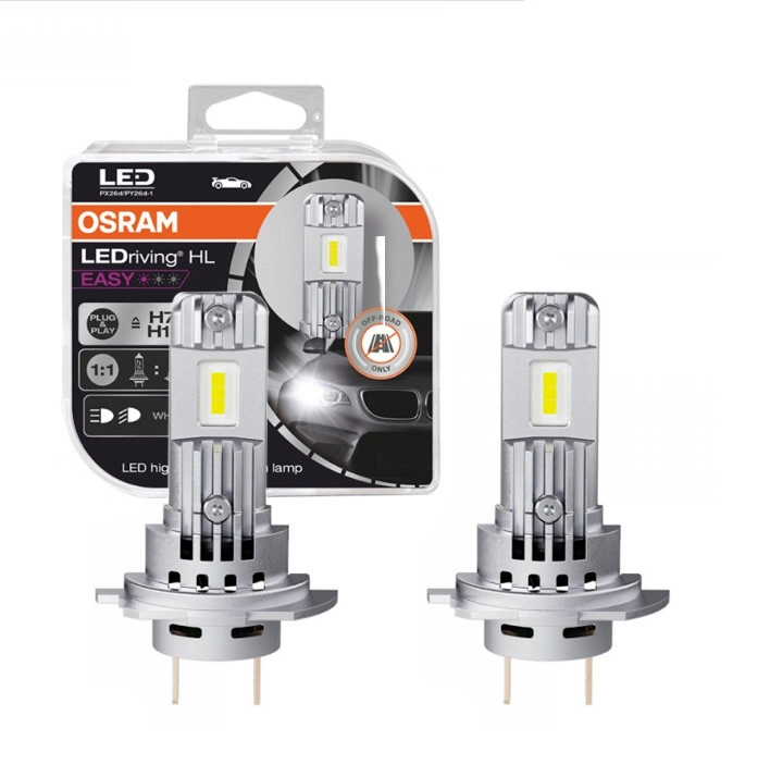 5321413588_komplekt-svitlodiodnih-lamp Комплект світлодіодних ламп Osram H7/H18 LEDriving HL Easy 64210DWESY-HCB - Зображення 1