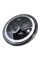 Універсальні світлодіодні led фари 7 дюймів Led DRL оптика Нива Уаз Газ Ваз Honda 2101 DRL ДХО - Зображення 3