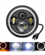 Універсальна світлодіодна фара 7 дюймів Led фара DRL ДХО з ангельськими очками 1шт.