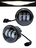 Світлодіодні протитуманні фари LED ПТФ Nissan, INFINITI 3 лінзb 45W Біле світло комплект МЕТАЛ