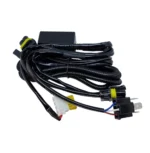 Комплект біксенонових лінз 3 дюйми під ксенон (з лампами) ближнє/дальнє світло з ангельськими очима - Зображення 6