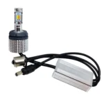 Денні ходові вогні двокольорові з режимом повороту 1156 BAU15S 1860 LED 60W Білий Жовтий - Зображення 2