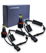 LED маркери для ангельських очей H8 на BMW E92 E60 E63 E65 E81 E82 E87 E88 E90 E70 E71 F01 CREE 80W Білий