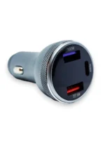 Автомобільний зарядний пристрій QOOVI 2 USB + Type-C (USB-C) 80W Швидка зарядка - Зображення 3