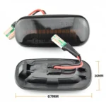 Світлодіодний динамічний бічний маркер повороту Покажчик повороту для AUDI  A3 S3 8P A4 B6 B8 B7 S4 RS4 4F A6 C6 A8 - Зображення 5