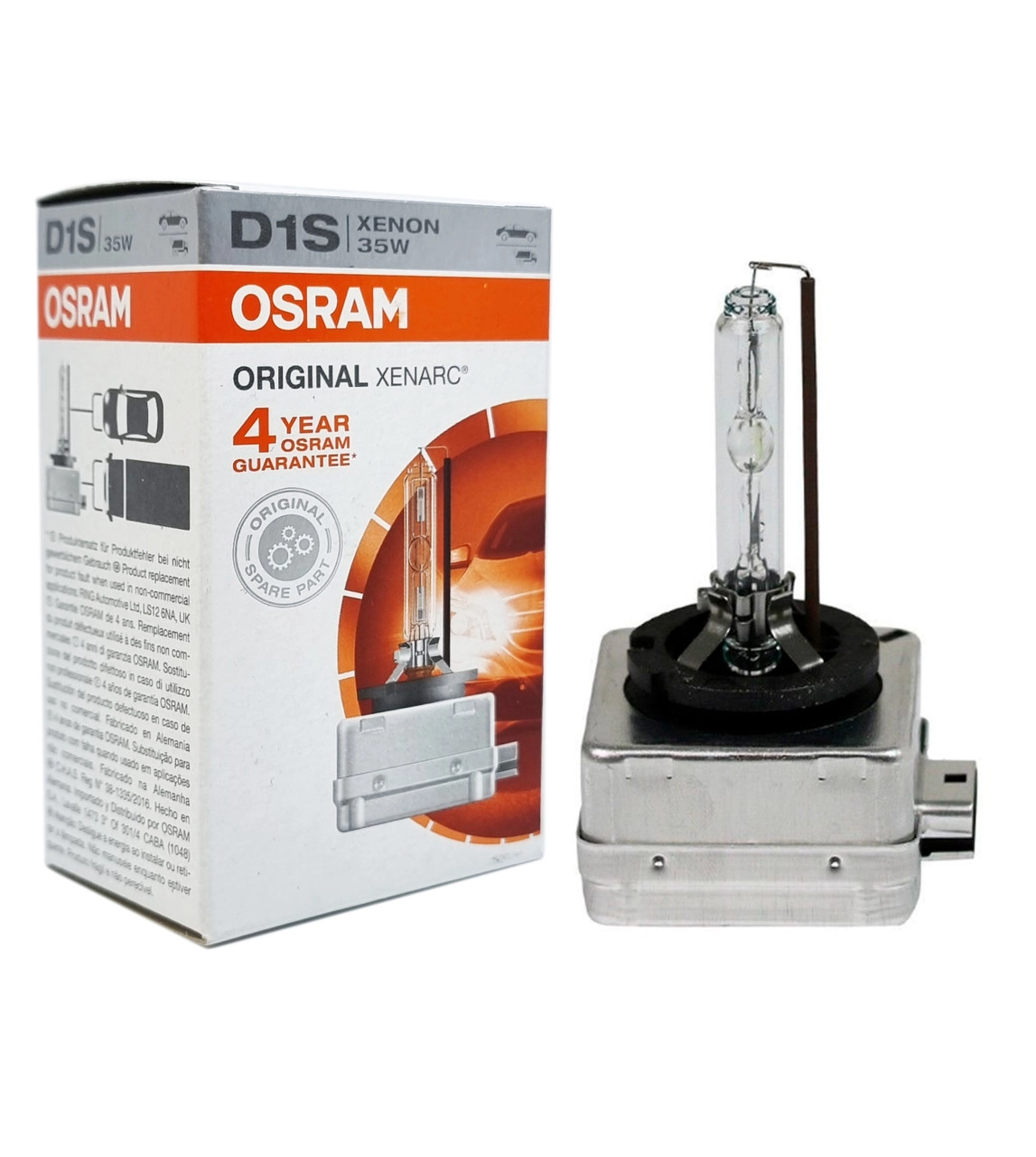 5376514822_ksenonova-lampa-osram Ксенонова лампа Osram D1S Xenarc ORIGINAL 35W 66140 картон - Зображення 1
