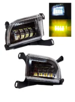 Протитуманні двоколірні фари Chevrolet Lacetti 60W ПТФ 1860 Led Лачетті штатні метал з роз'ємом 96551094 / 96551093