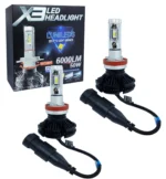 Автомобільні світлодіодні лампи з цоколем H11, модель X3 Преміум'якість