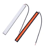 Денні ходові вогні 17см ДХВ Червоні корпус МЕТАЛ (комплект 2шт) - Зображення 2