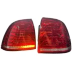 Світлодіодні задні ліхтарі Пріора Priora 2170 - 2172 ВАЗ ЛАДА Червоний стиль Мерседес з поворот, що біжить - Зображення 4