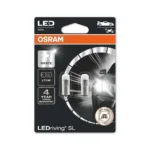 Автомобільна лампа OSRAM LED T4W Cool White 6000K Bulbs BA9s 12V 1W 3893DWP-02B - Зображення 3