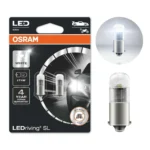Автомобільна лампа OSRAM LED T4W Cool White 6000K Bulbs BA9s 12V 1W 3893DWP-02B