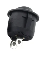 Кнопка автомобільна 2 контакти Кнопковий перемикач Чорний - Зображення 2