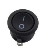 Кнопка автомобільна 2 контакти Кнопковий перемикач Чорний - Зображення 3