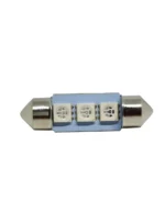 Світлодіодна лампа C5W Festoon 3SMD 5050 24V 36мм Синя - Зображення 2