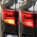 Жовті повороти в червоному ліхтарі Acura 7440 T20 W21W W3x16d 80W CREE Жовта canbus для сертифікації