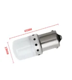 Светодиодная лампа с цоколем 1156 BA15s P21W 9 SMD 3030 з драйвером 12-30V Біле світло - Зображення 5