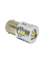 Светодиодная лампа с цоколем 1156 BA15s P21W 18 SMD 3020 з драйвером 12-24V 7W 900Lm 5000К Біле світло - Зображення 2