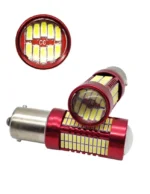 Светодиодная лампа с цоколем 1156 BA15s P21W 106 SMD 4014 12-24V 5000К Біле світло