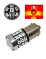 Світлодіодна лампа з цоколем 1156 BA15s P21W 33 SMD 2835 12V Червоне світло