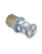 Світлодіодна лампа з цоколем 1156 BAU15s PY21W 13 SMD 5050 12V Жовта зі зміщеним кріпленням - Зображення 5