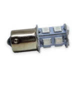 Світлодіодна лампа з цоколем 1156 BAU15s PY21W 13 SMD 5050 12V Жовта зі зміщеним кріпленням - Зображення 8