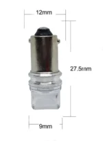 Світлодіодна лампа T4W 3SMD 2835 3D Синій 12V з лінзою - Зображення 2
