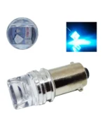 Світлодіодна лампа T4W 3SMD 2835 3D Синій 12V з лінзою