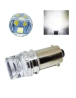 Світлодіодна лампа T4W 3SMD 2835 3D Біле світло 12V з лінзою