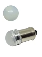 Світлодіодна лампа T4W 3SMD 2835 3D Біле світло 12V з матовою лінзою