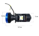 Лінза LED Світлодіодні лінзи H4 модель P6 5000K 6000Lm 75W - Зображення 7