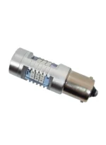 Світлодіодна лампа з цоколем 1156 BA15s P21W 21SMD 2835 12V Червона з драйвером і лінзою - Зображення 3