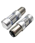 Світлодіодна лампа з цоколем 1157 BAY15d P21/5W 21 SMD 2835 12V Преміум Червона з лінзою - Зображення 2