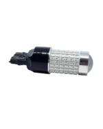 Світлодіодна лампа 7440 T20 W21W W3x16d 144SMD 3014 12V з драйвером Червона - Зображення 2