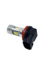 Світлодіодна лампа з цоколем H11 21SMD 2835 12V Біла з драйвером - Зображення 3