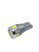 Світлодіодна лампа Т10 (W5W) 6 SMD 5630 12V Драйвер Яскрава ПРЕМІУМ Білий - Зображення 3