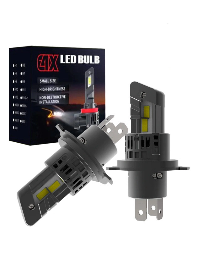 5605672703_komplekt-svitlodiodnih-lamp Комплект світлодіодних ламп H4 36CSP LED chips 6500K 11-18V - Зображення 1