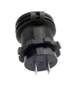 Автомобільна зарядка USB QC3.0 швидка зарядка Синє Led підсвічування з кнопкою - Зображення 5