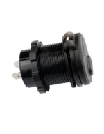 Автомобільна зарядка USB QC3.0 швидка зарядка Синє Led підсвічування з кнопкою - Зображення 4