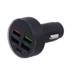 Автомобільна зарядка 4USB+ Type-С 12-24V 3.1A